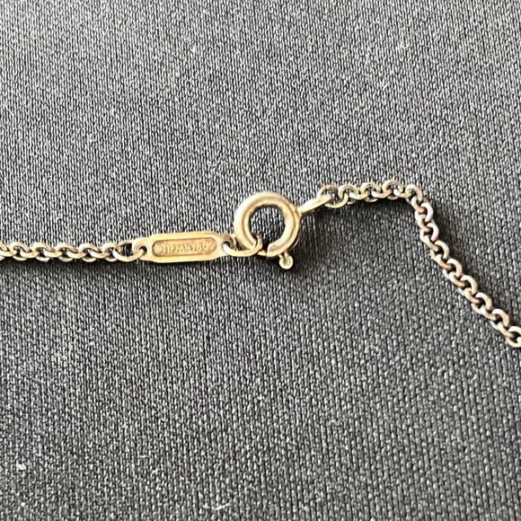 Tiffany & Co. sterling silver 16” horseshoe pendant necklace - Picture 6 of 7